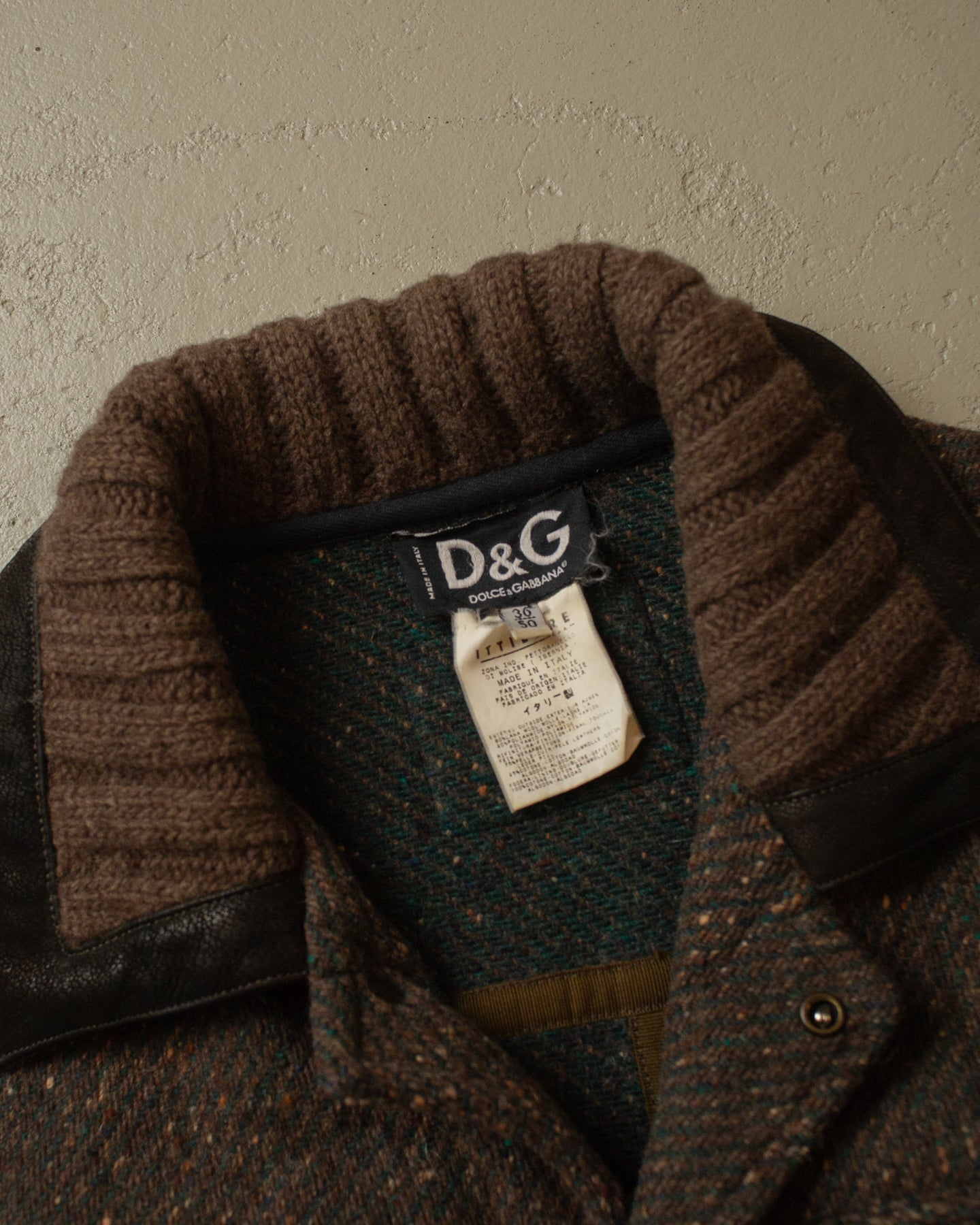 2000s Dolce & Gabbana Wool Jacket brown - S/M