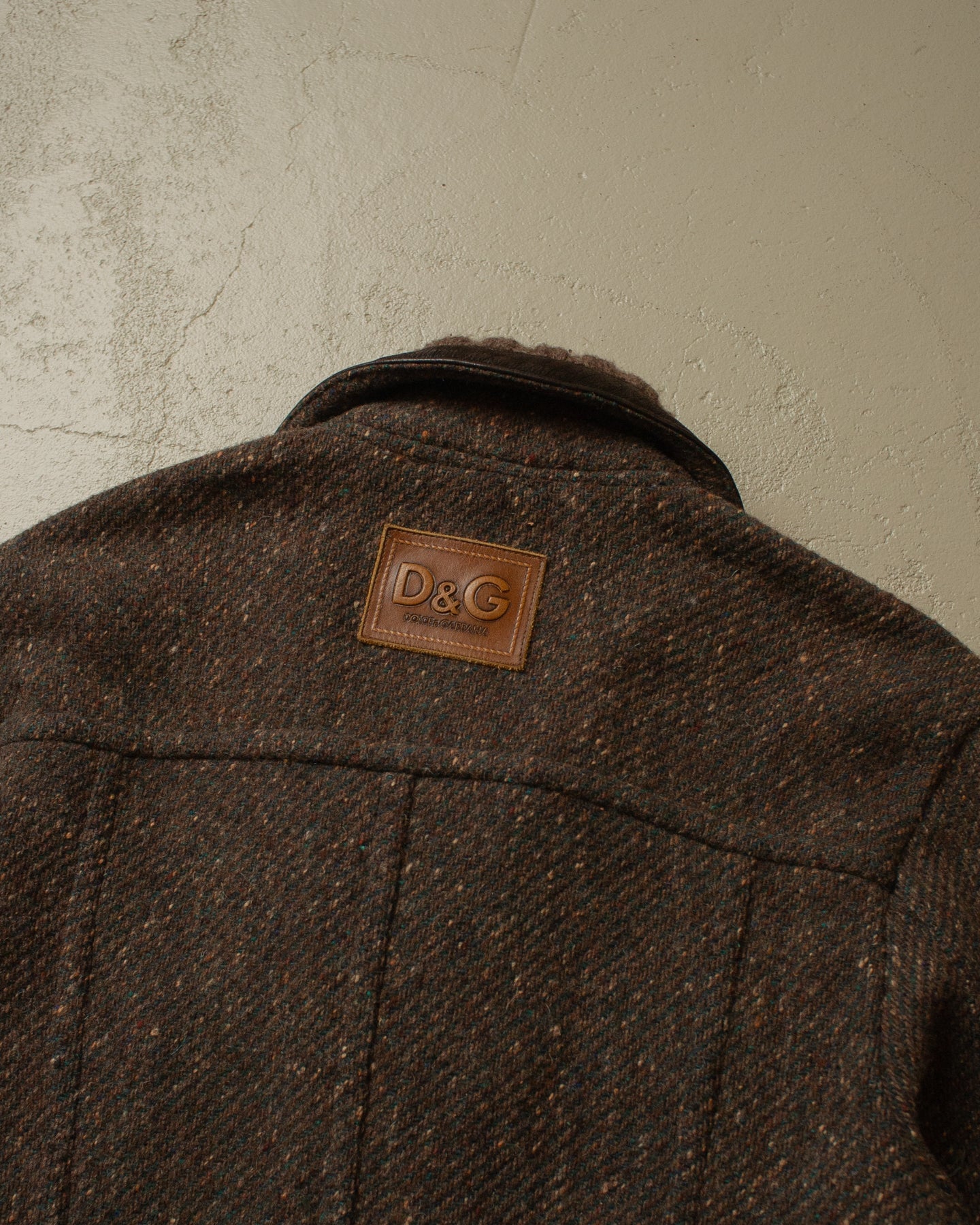 2000s Dolce & Gabbana Wool Jacket brown - S/M