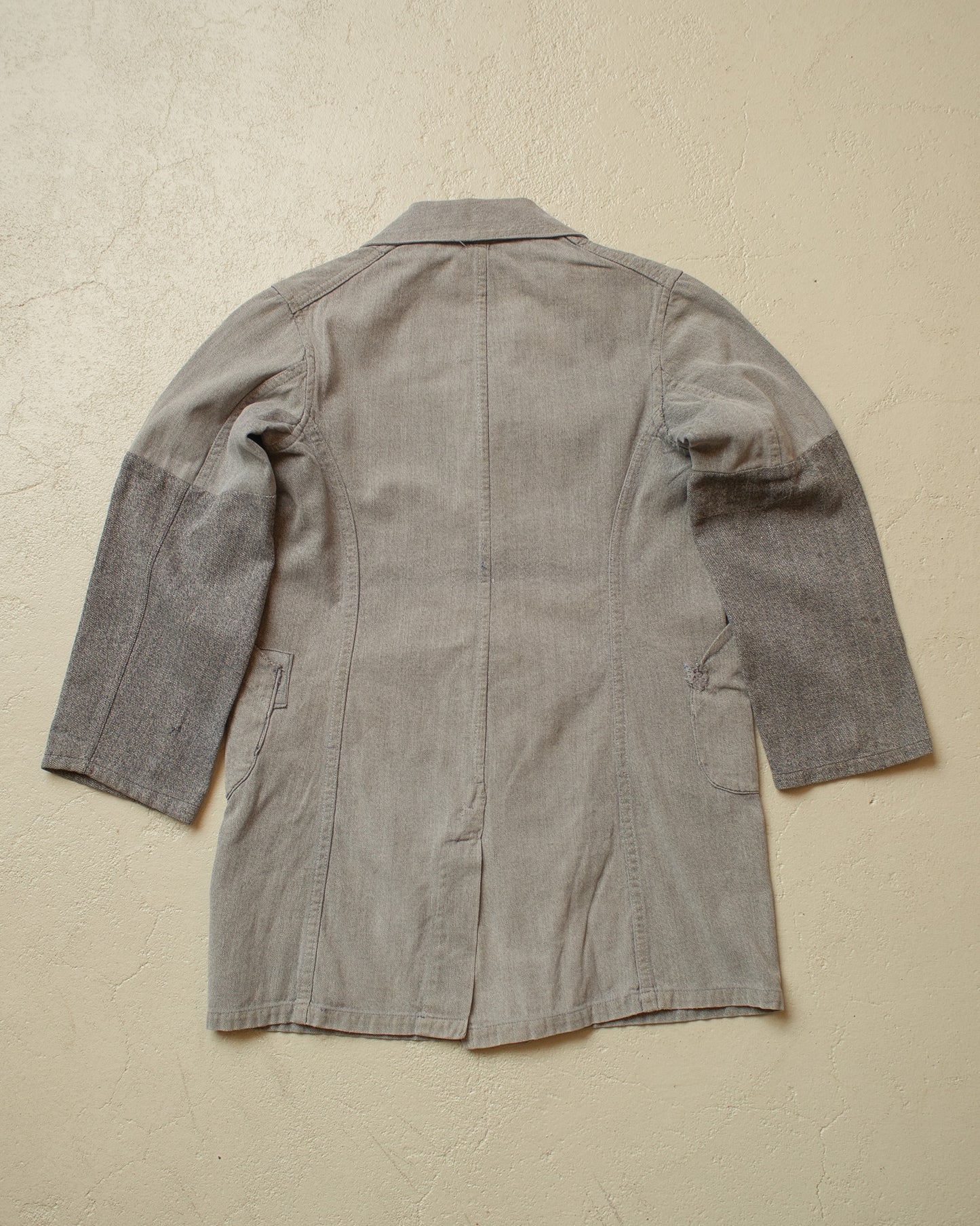 1930s/40s French Kids Work Jacket grey