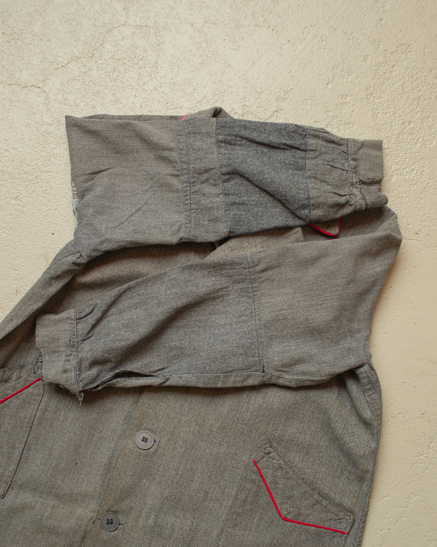 1930s/40s French Kids Work Jacket grey