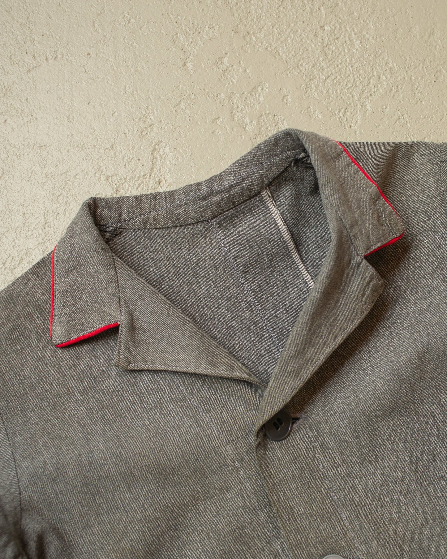 1930s/40s French Kids Work Jacket grey