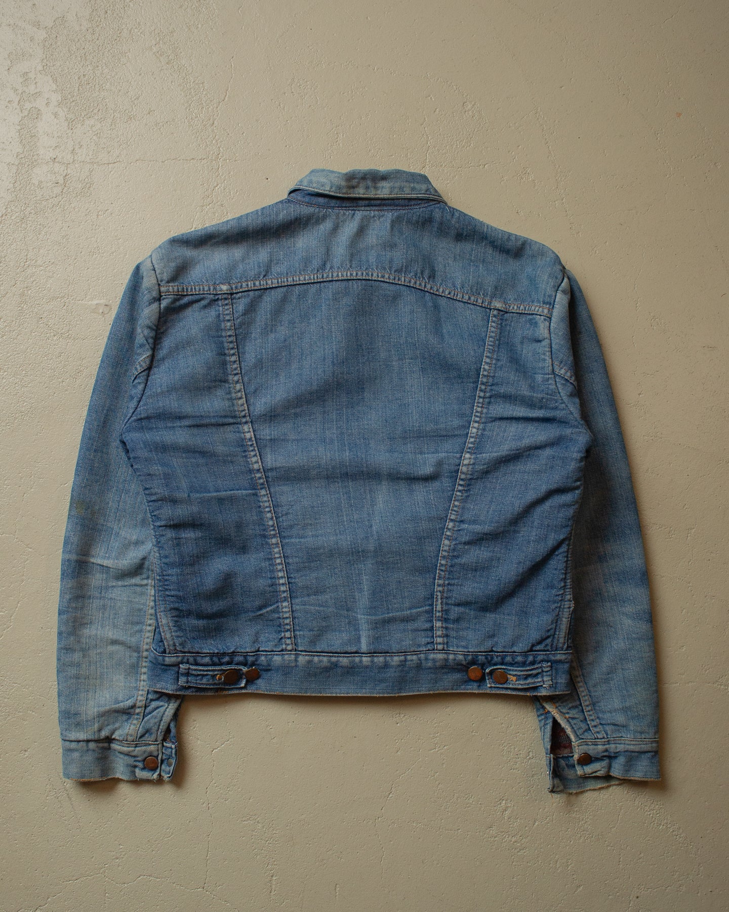 70s Wrangler Blanket Lined Denim Jacket blue - S/M