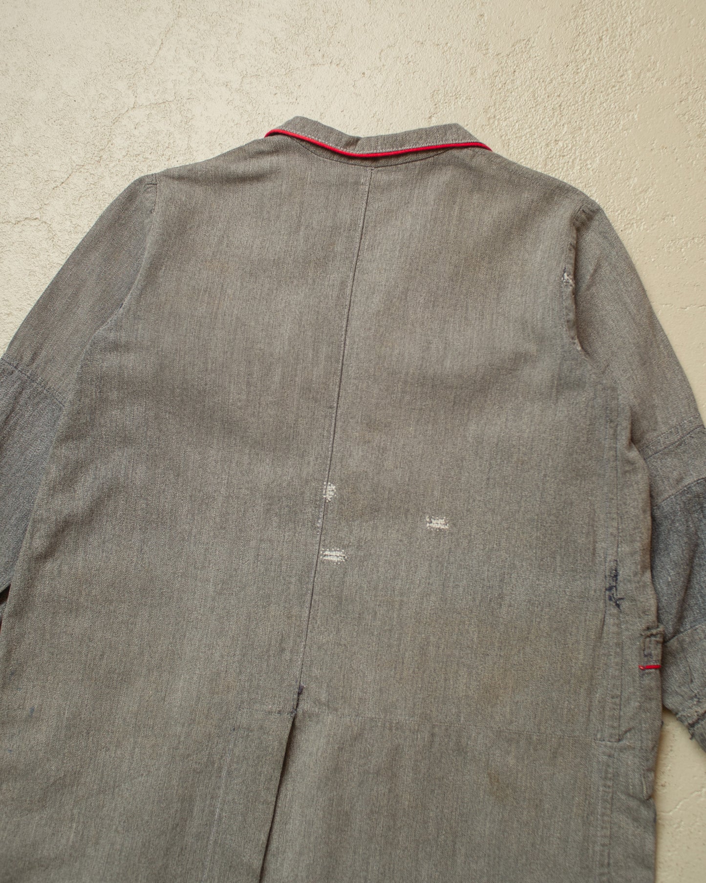 1930s/40s French Kids Work Jacket grey