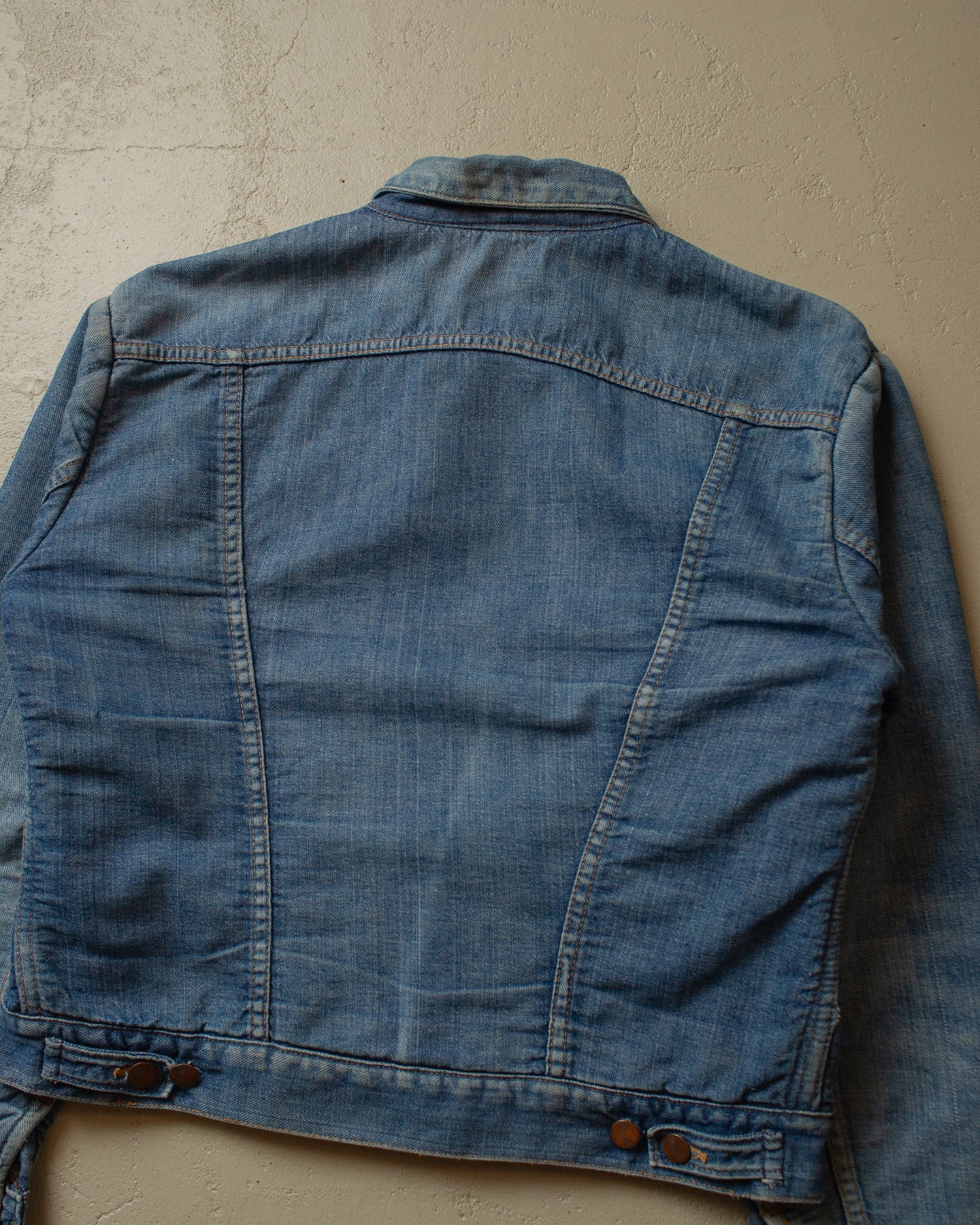 70s Wrangler Blanket Lined Denim Jacket blue - S/M