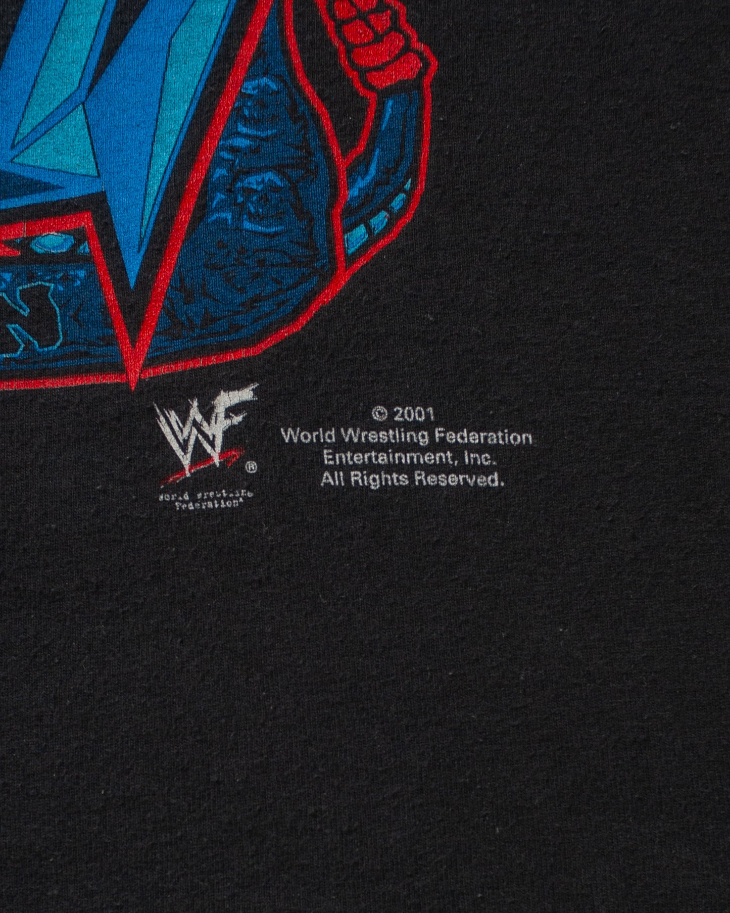 2001 WWF Stone Cold Steve Austin T-shirt black - M/L