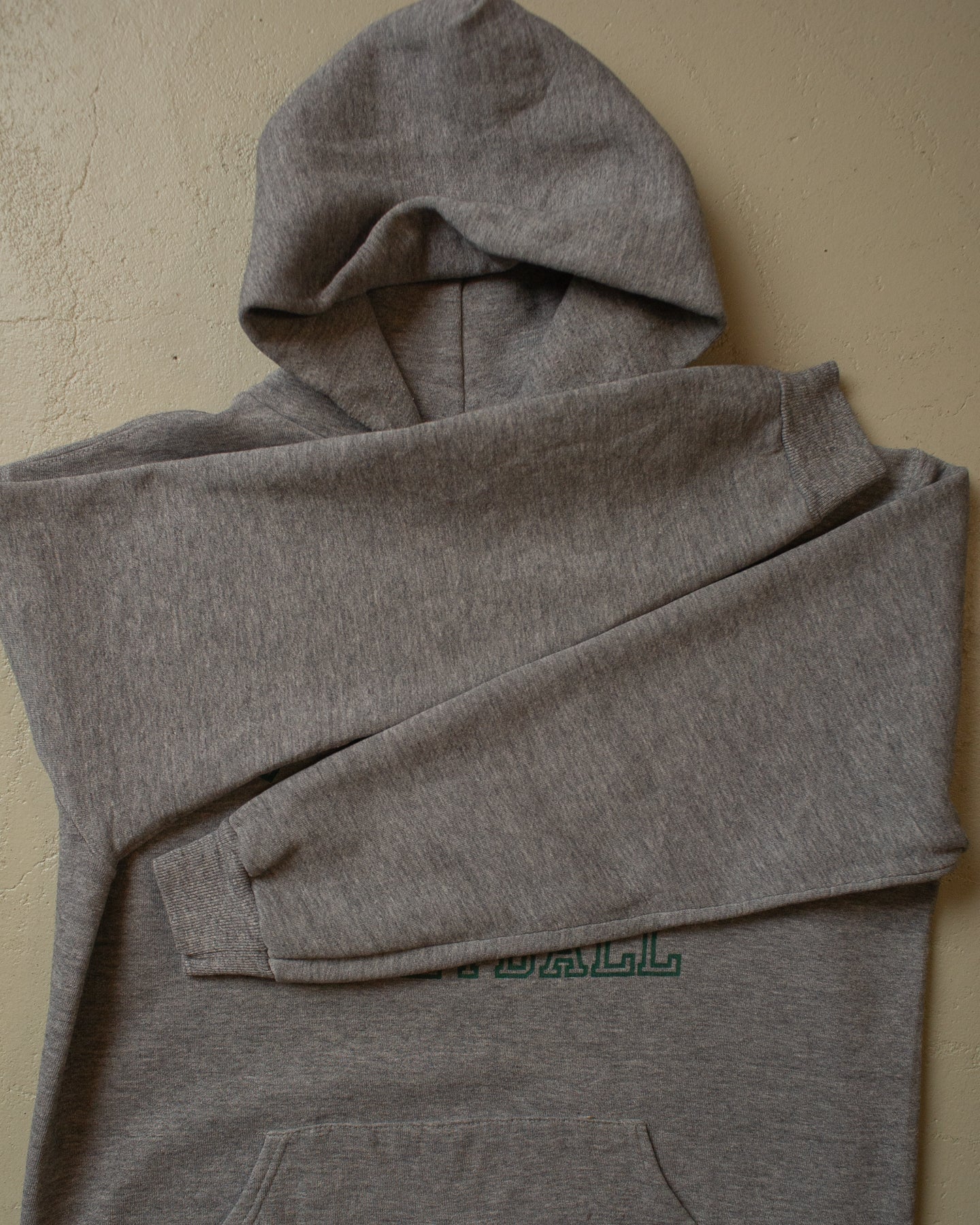 80s Russell Athletic Highland Basketball Hoodie grey - L