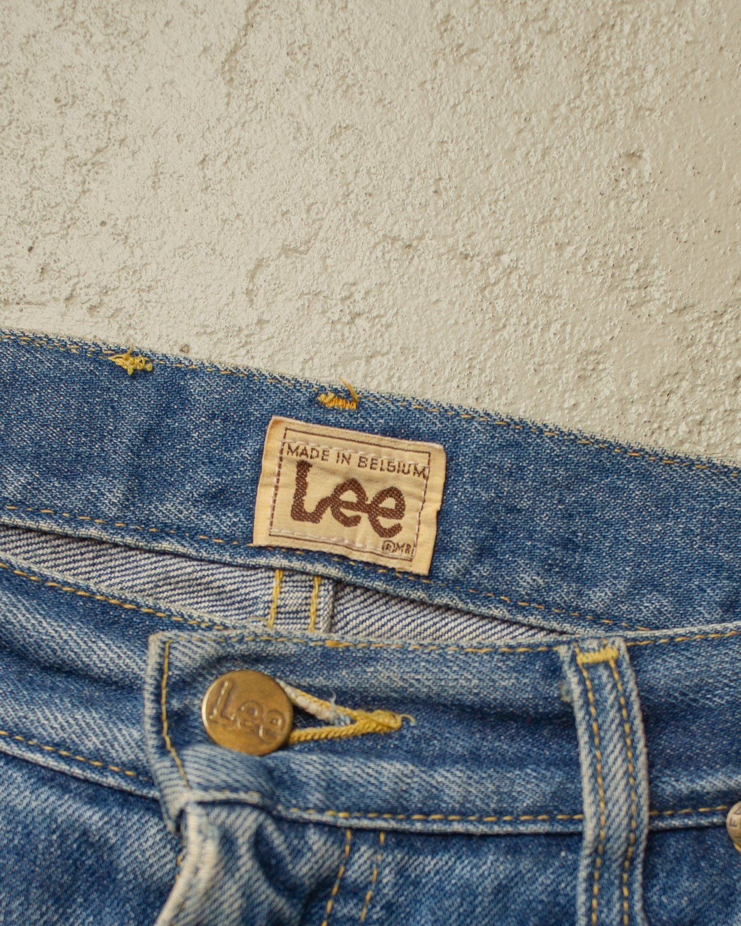 1970s Lee Faded Flared Jeans blue - W32 L30