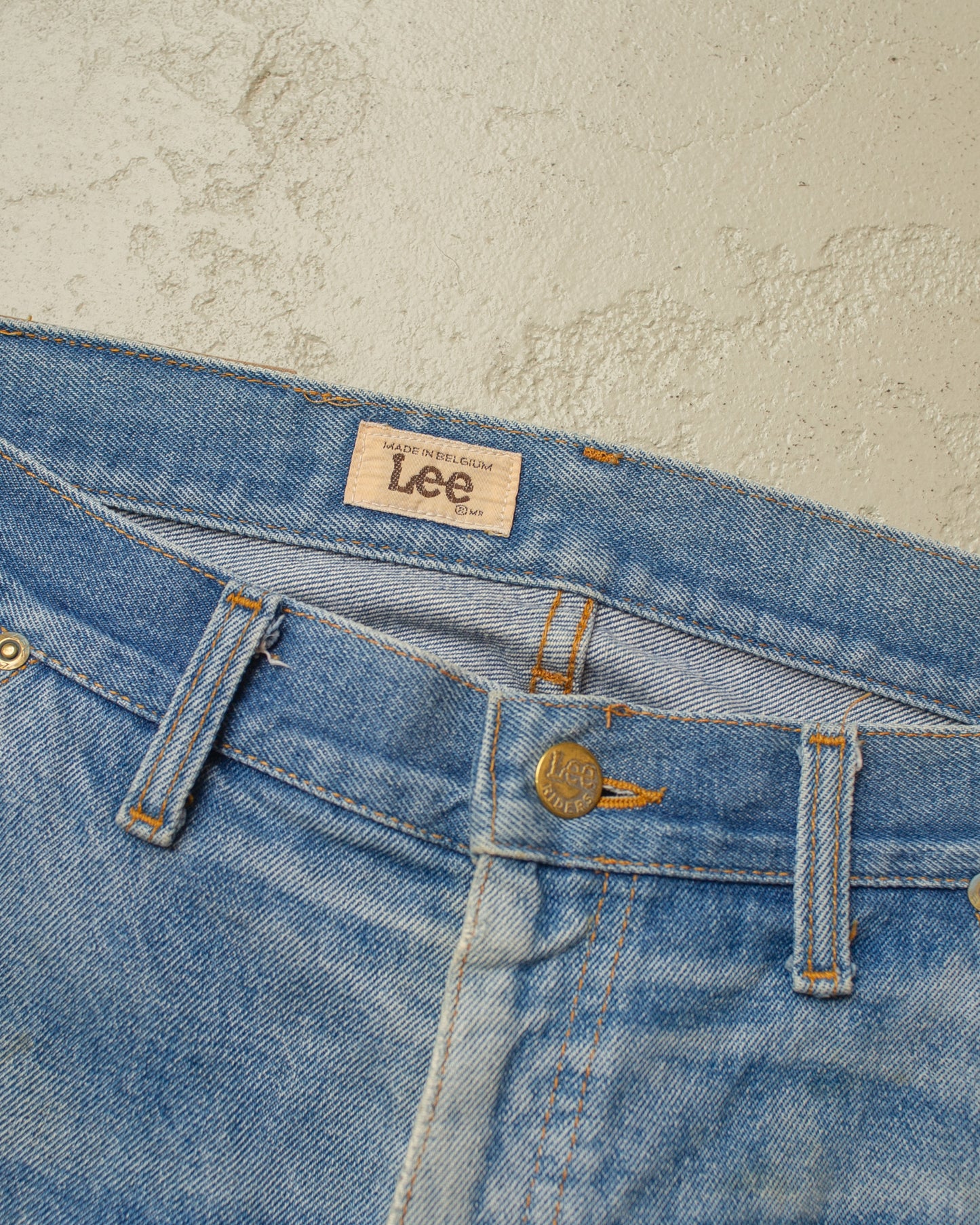 1980s Faded Lee Ranger Jeans blue - W34 L32,5
