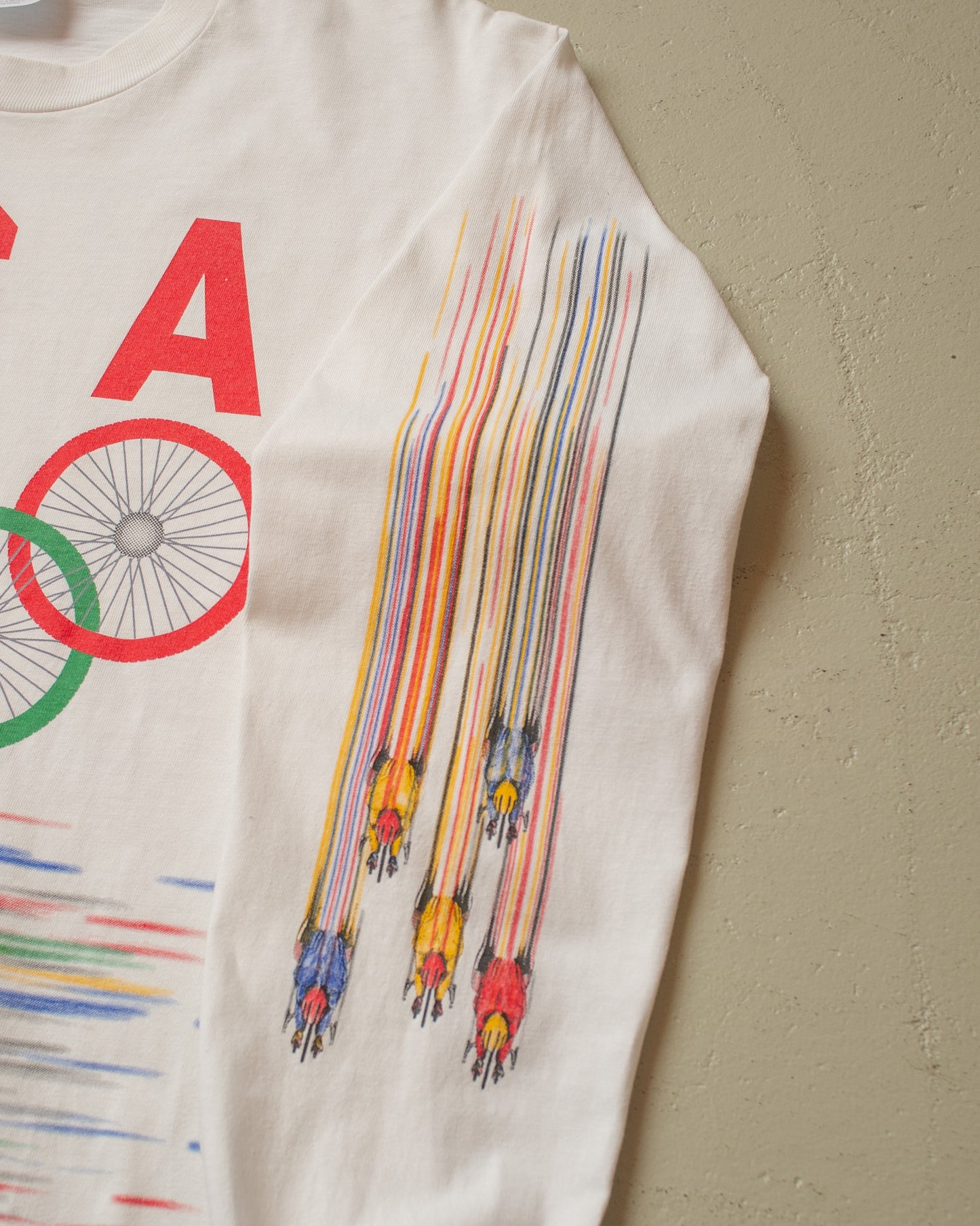 1990s USA Olympic Cycling Longsleeve white - M