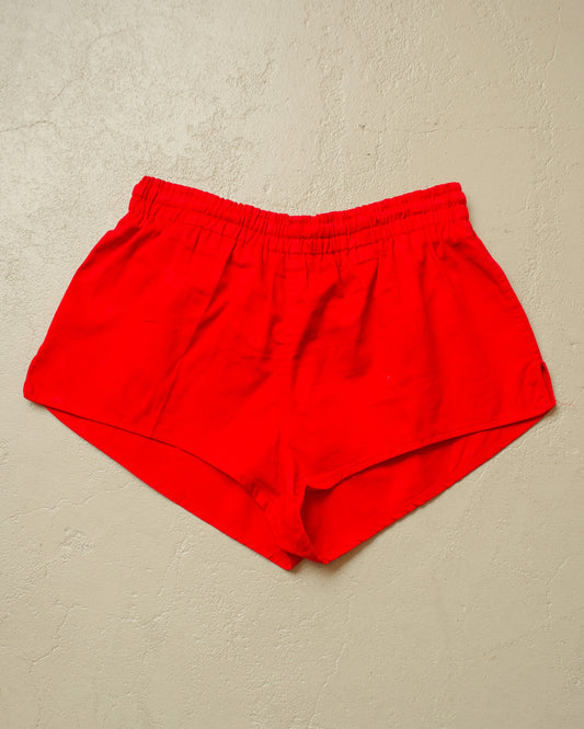 1970s/80s Cotton Shorts red - M