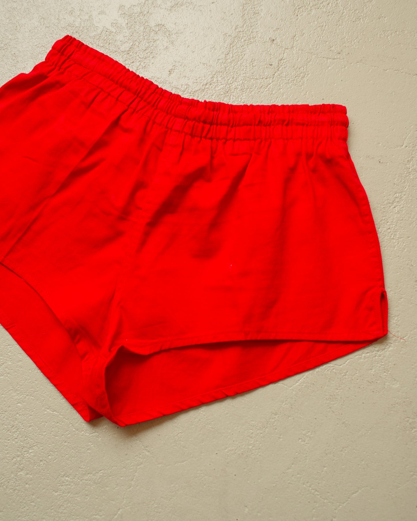 1970s/80s Cotton Shorts red - M