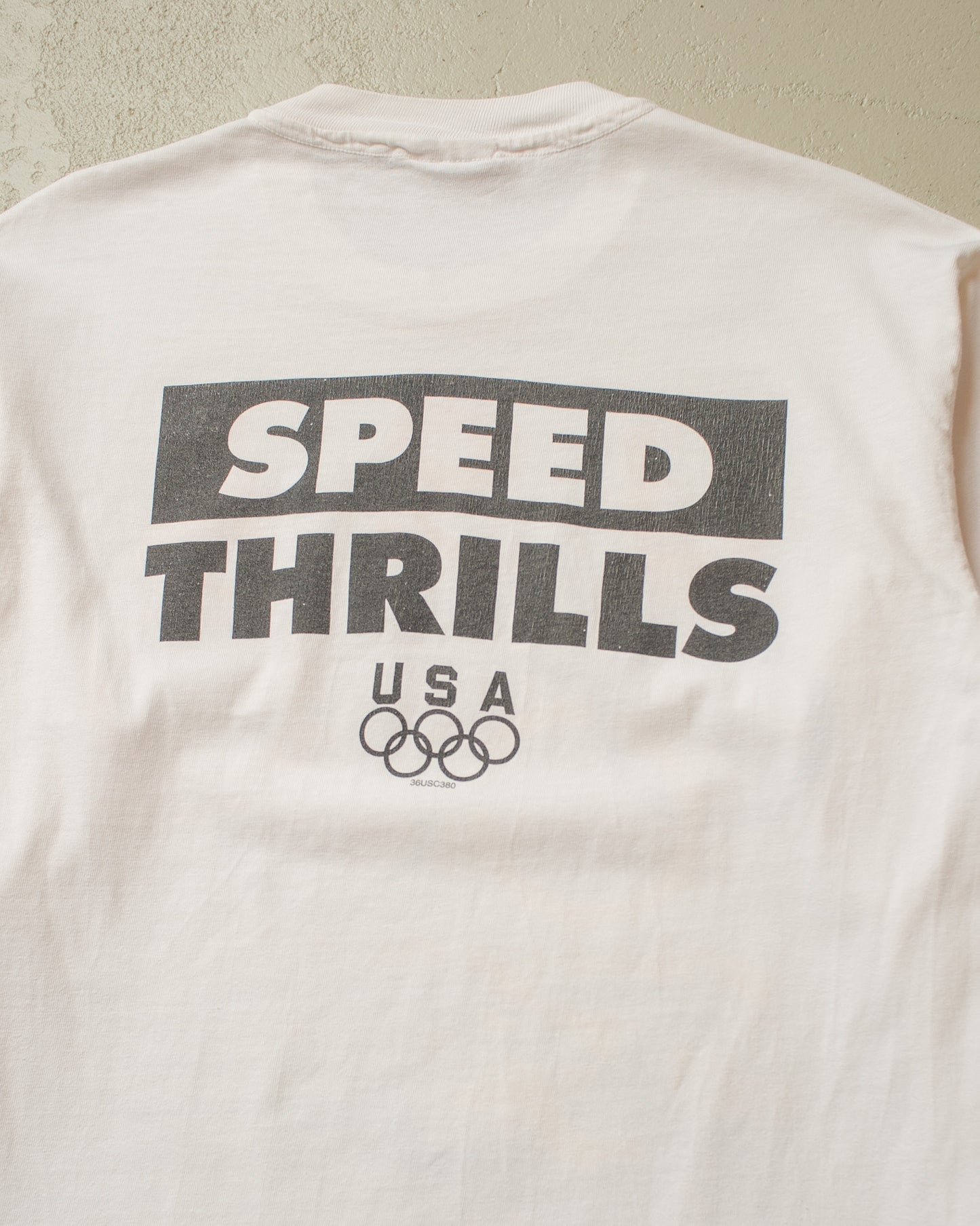 1990s USA Olympic Cycling Longsleeve white - M