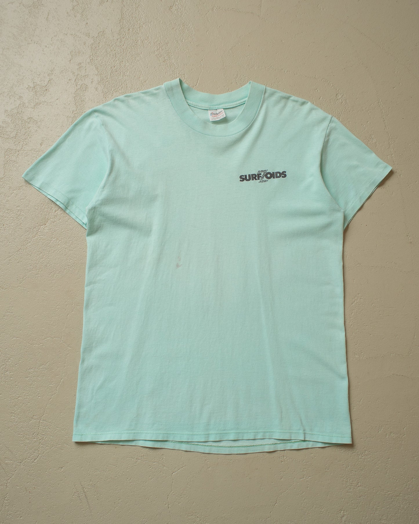1987 Surfzoids "Eat Surf and Die" T-shirt green/blue - L