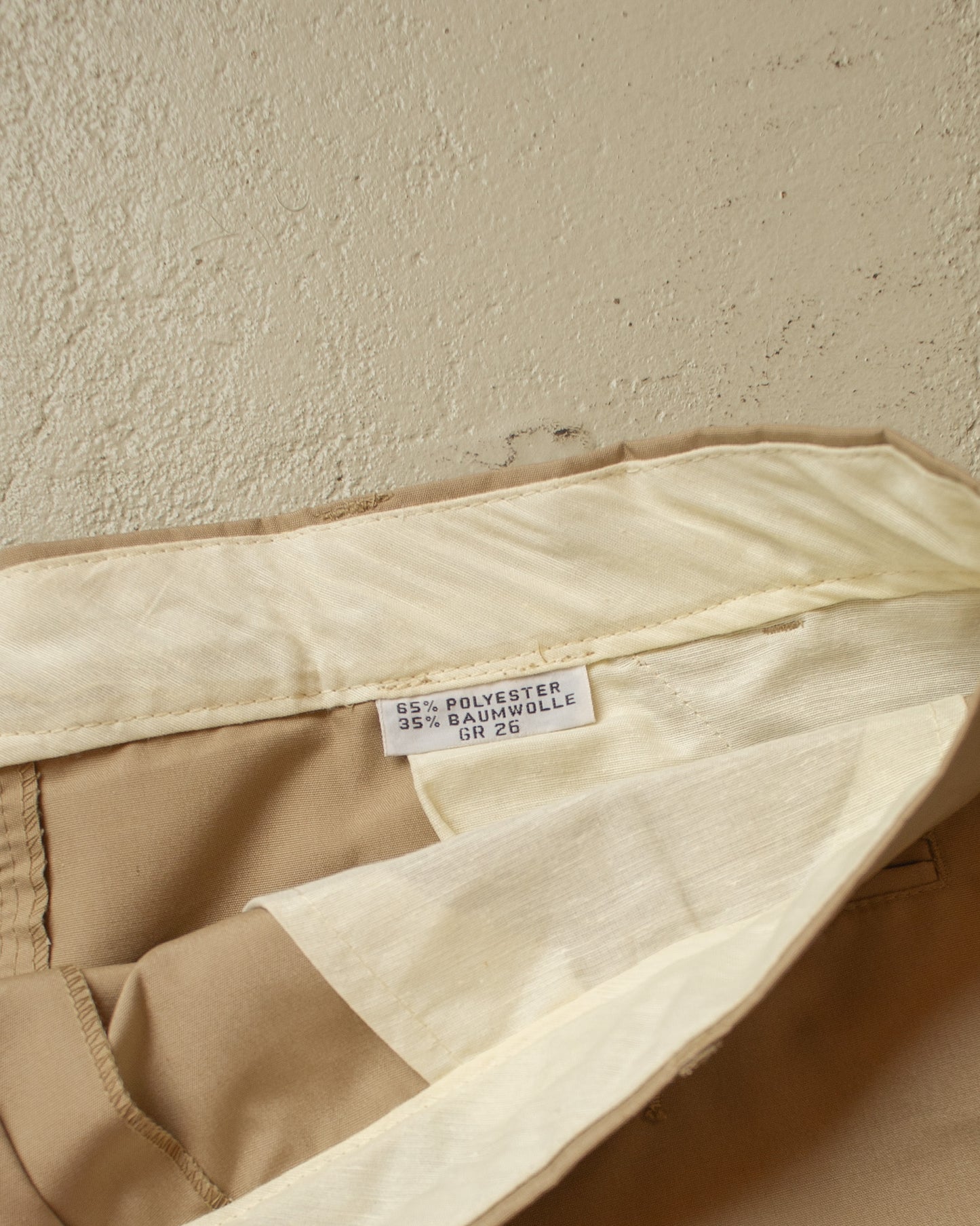 1960s/70s Chino Shorts beige - W36