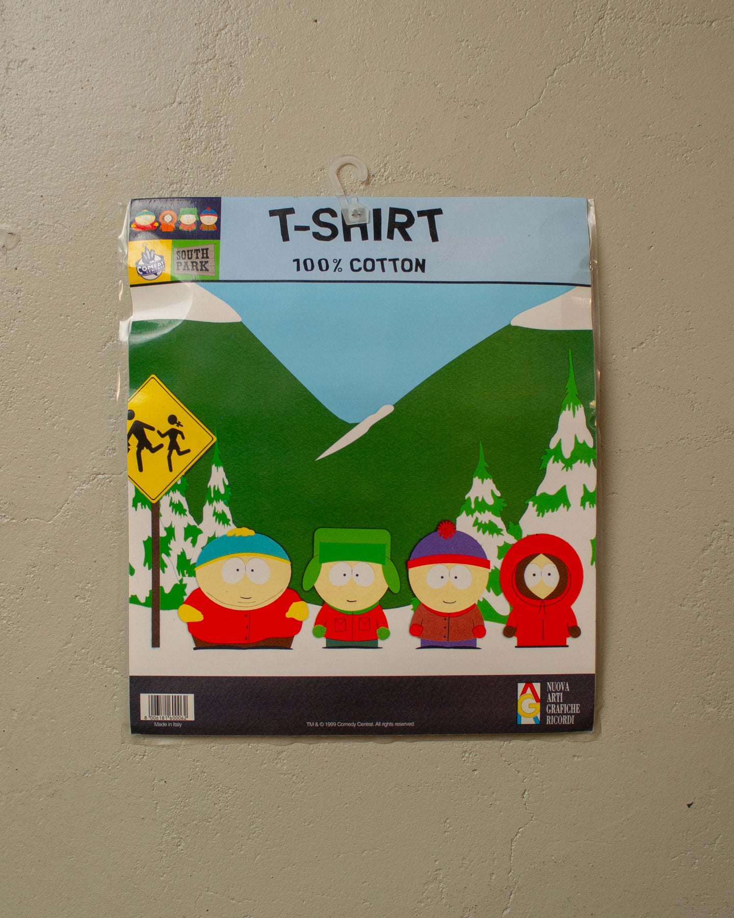 1999 Deadstock South Park "Kyle" T-shirt black - L