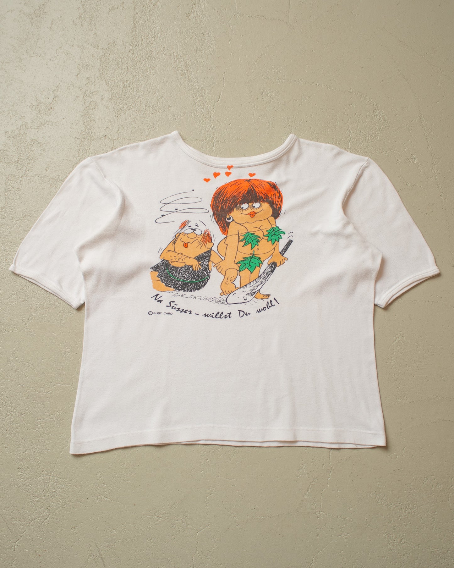 1970s "Na Süsser" T-shirt white - M/L