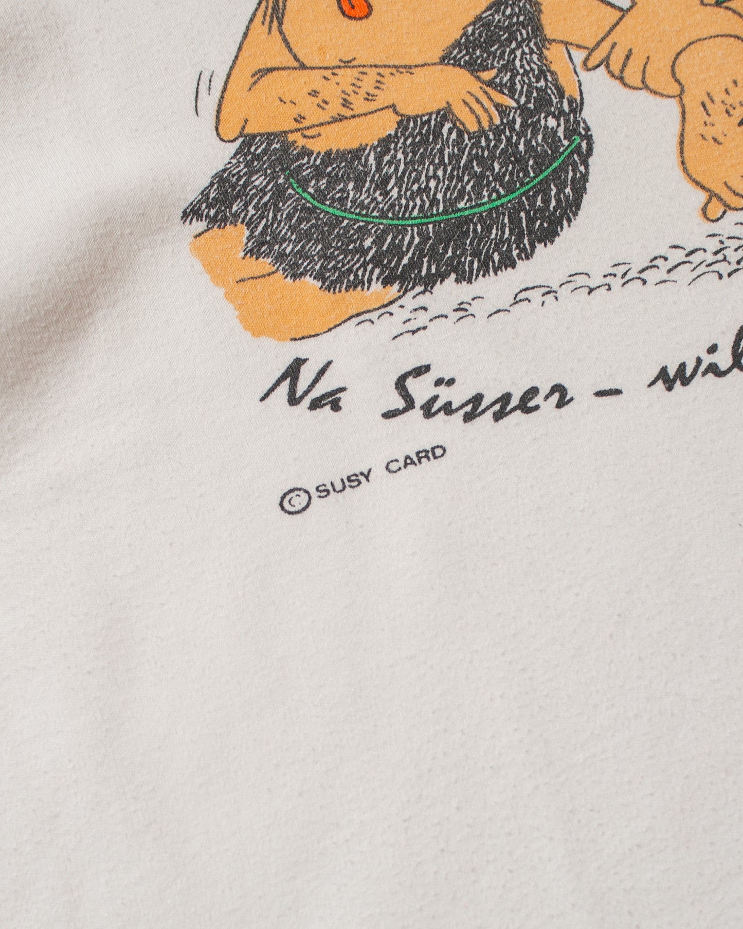 1970s "Na Süsser" T-shirt white - M/L