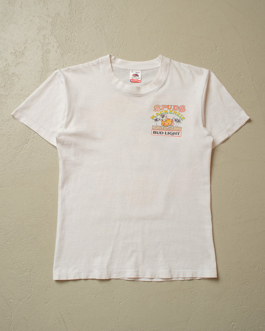 1987 Spuds Mackenzie Bud Light T-shirt white - S