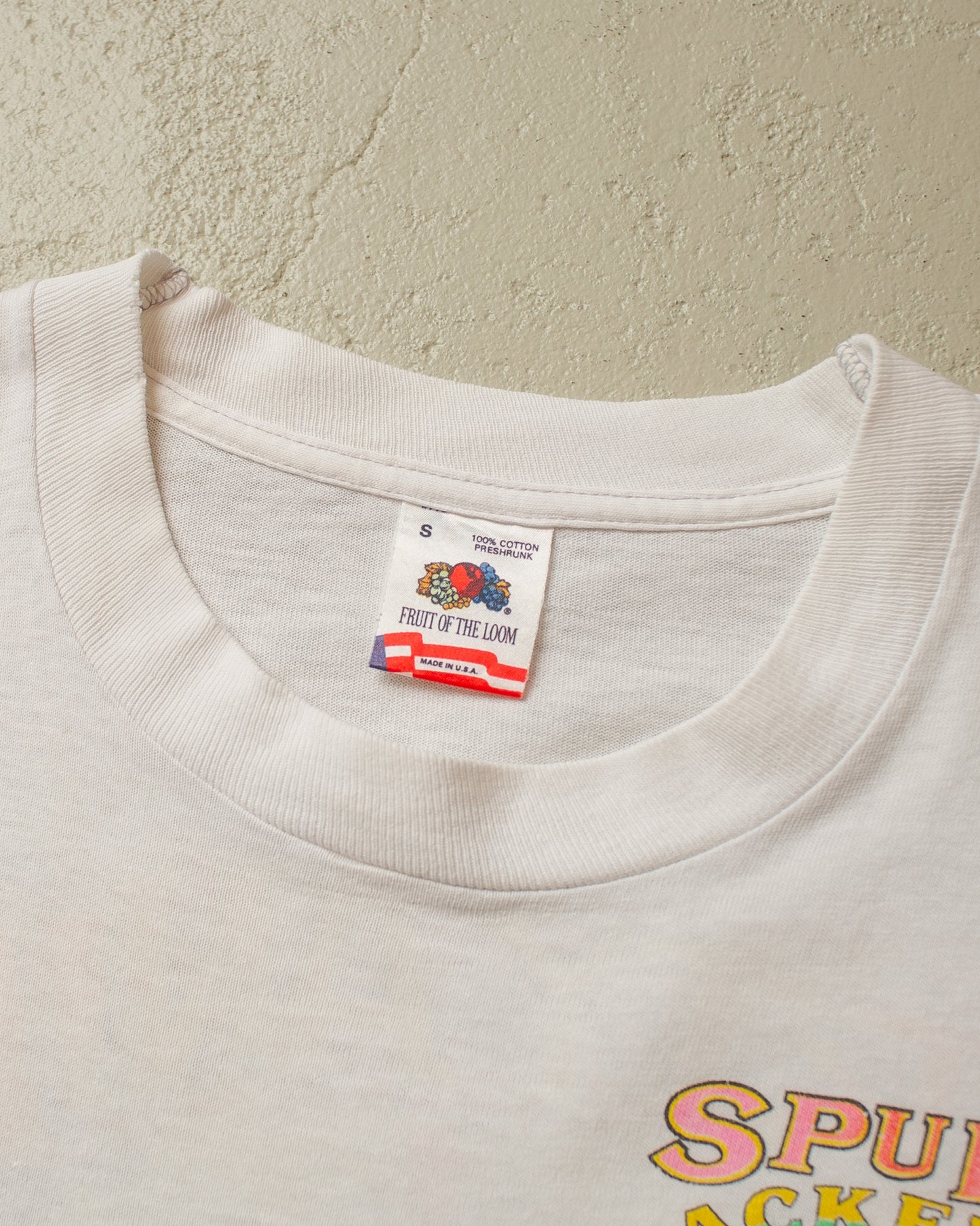 1987 Spuds Mackenzie Bud Light T-shirt white - S