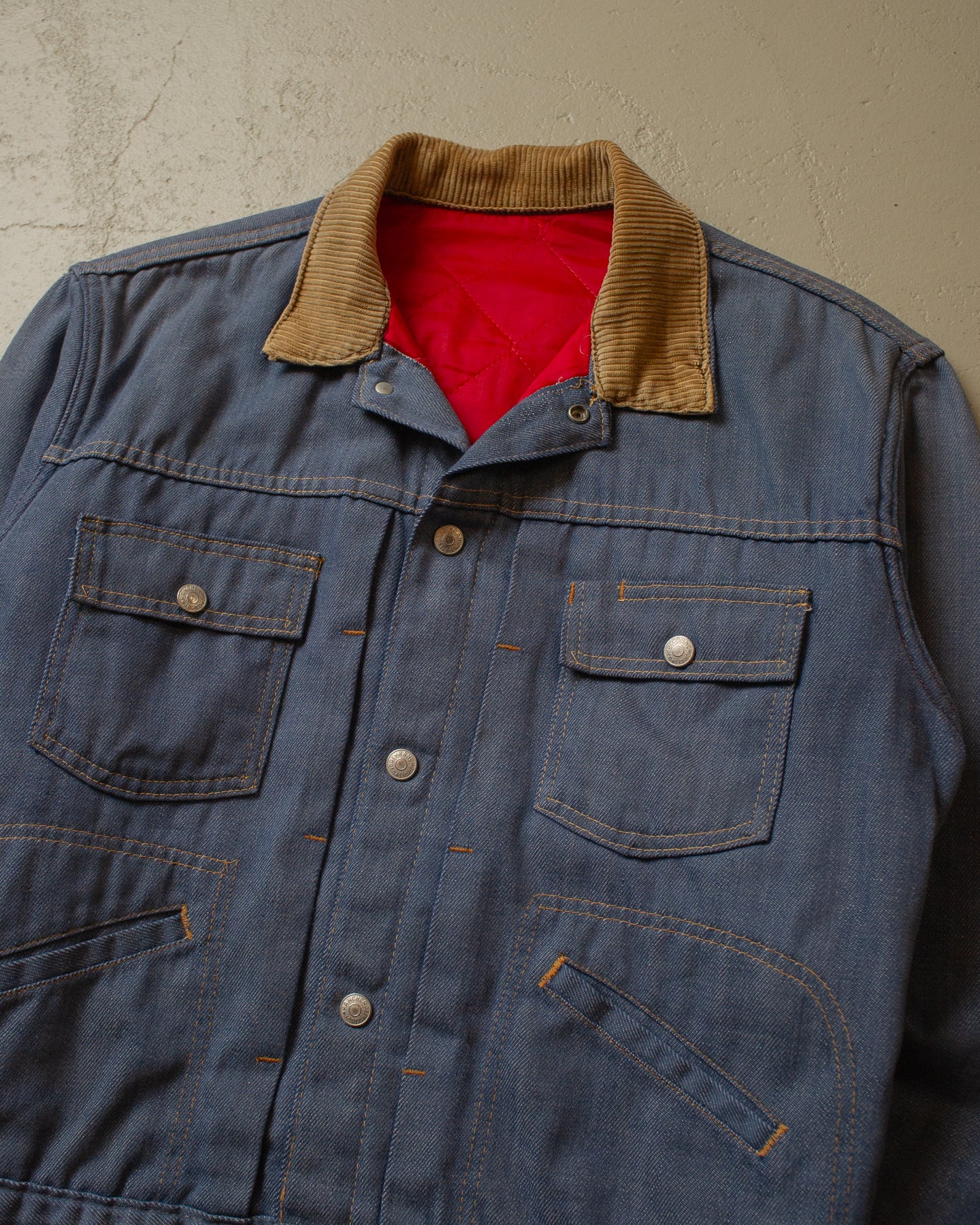 1970s J.C. Penney Denim Jacket blue - S/M