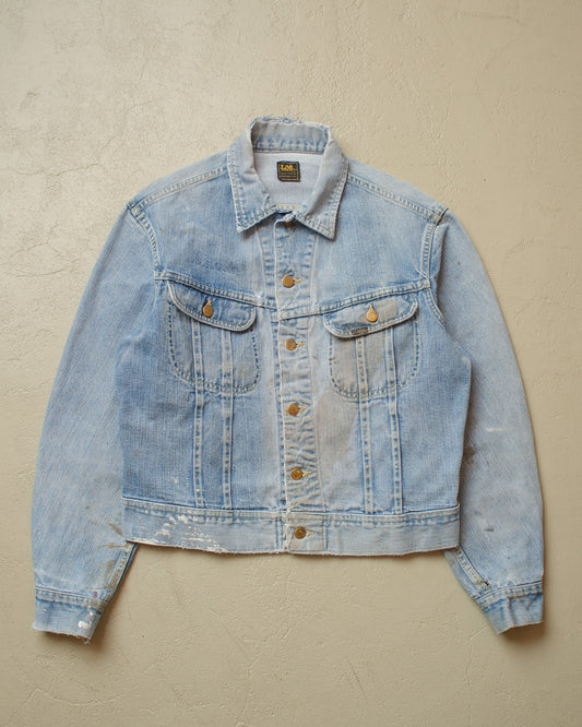1980s Lee Two Pocket Denim Jacket blue - M