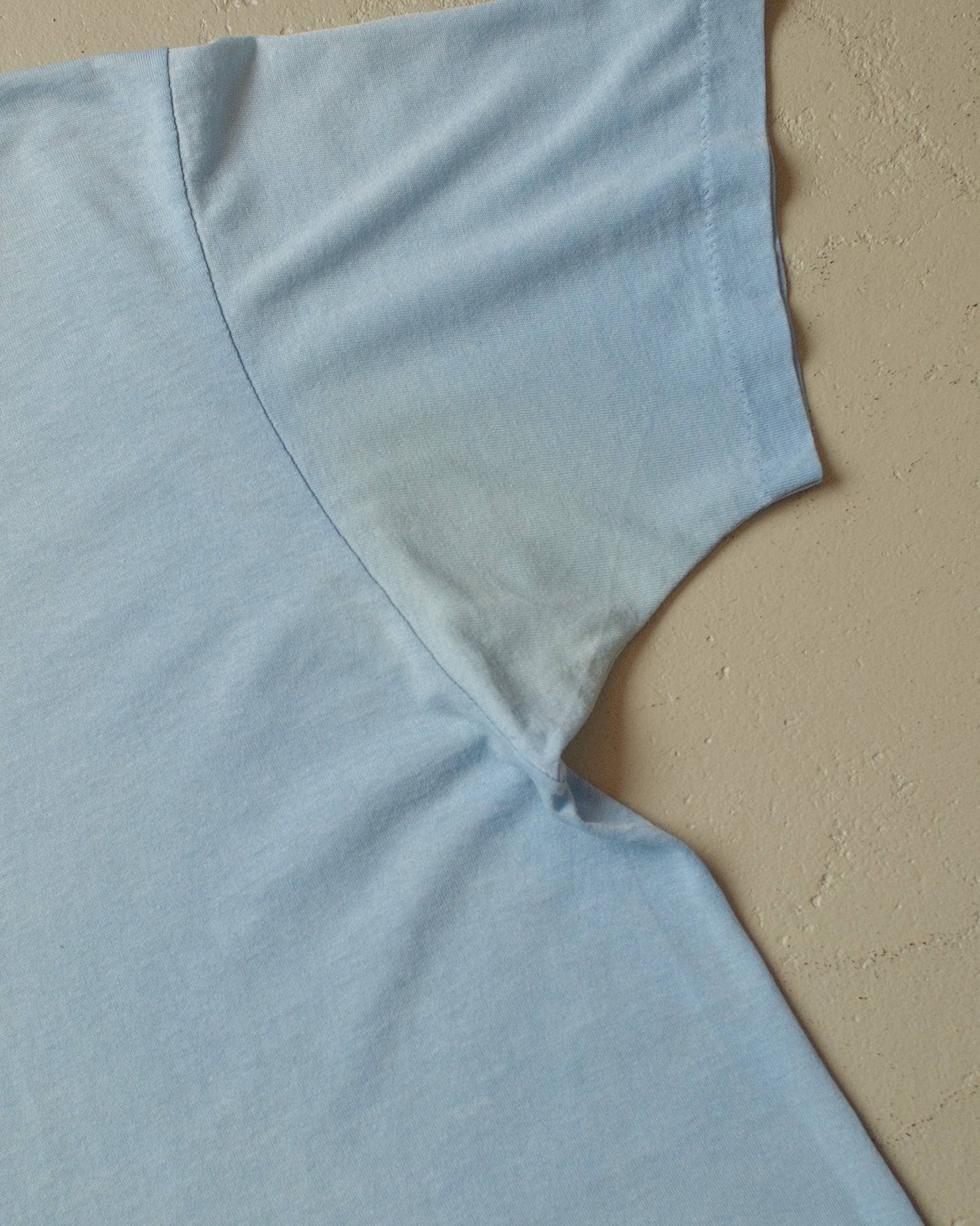 1980s distressed Lightning T-shirt blue - M/L