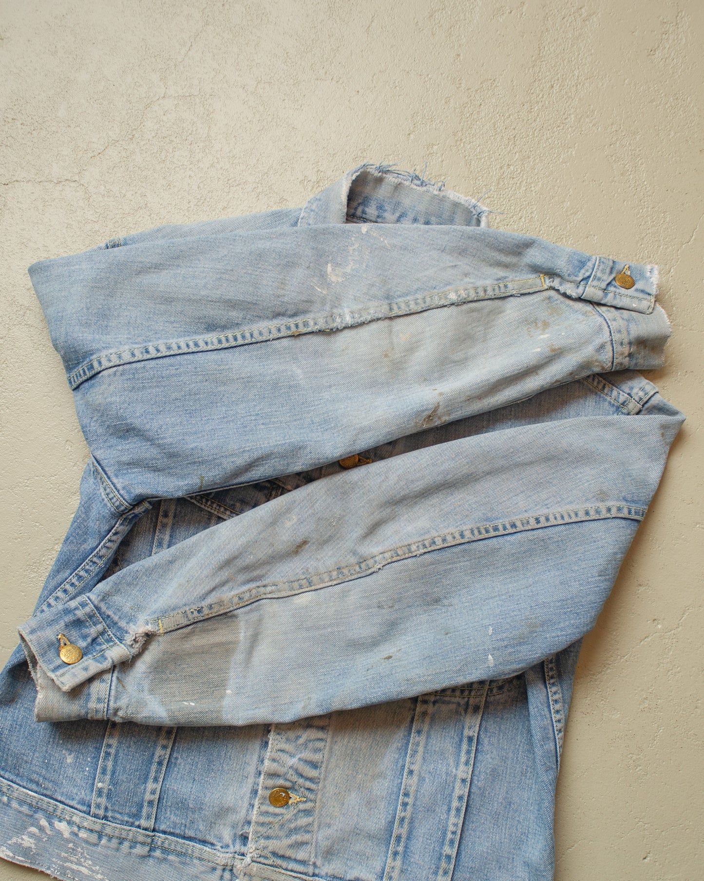 1980s Lee Two Pocket Denim Jacket blue - M