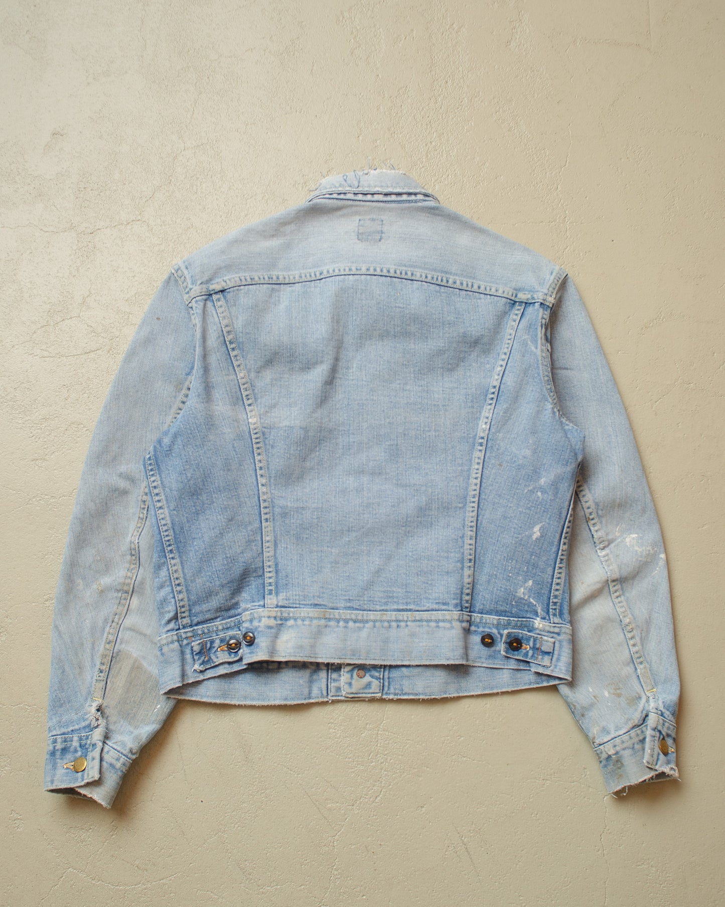 1980s Lee Two Pocket Denim Jacket blue - M