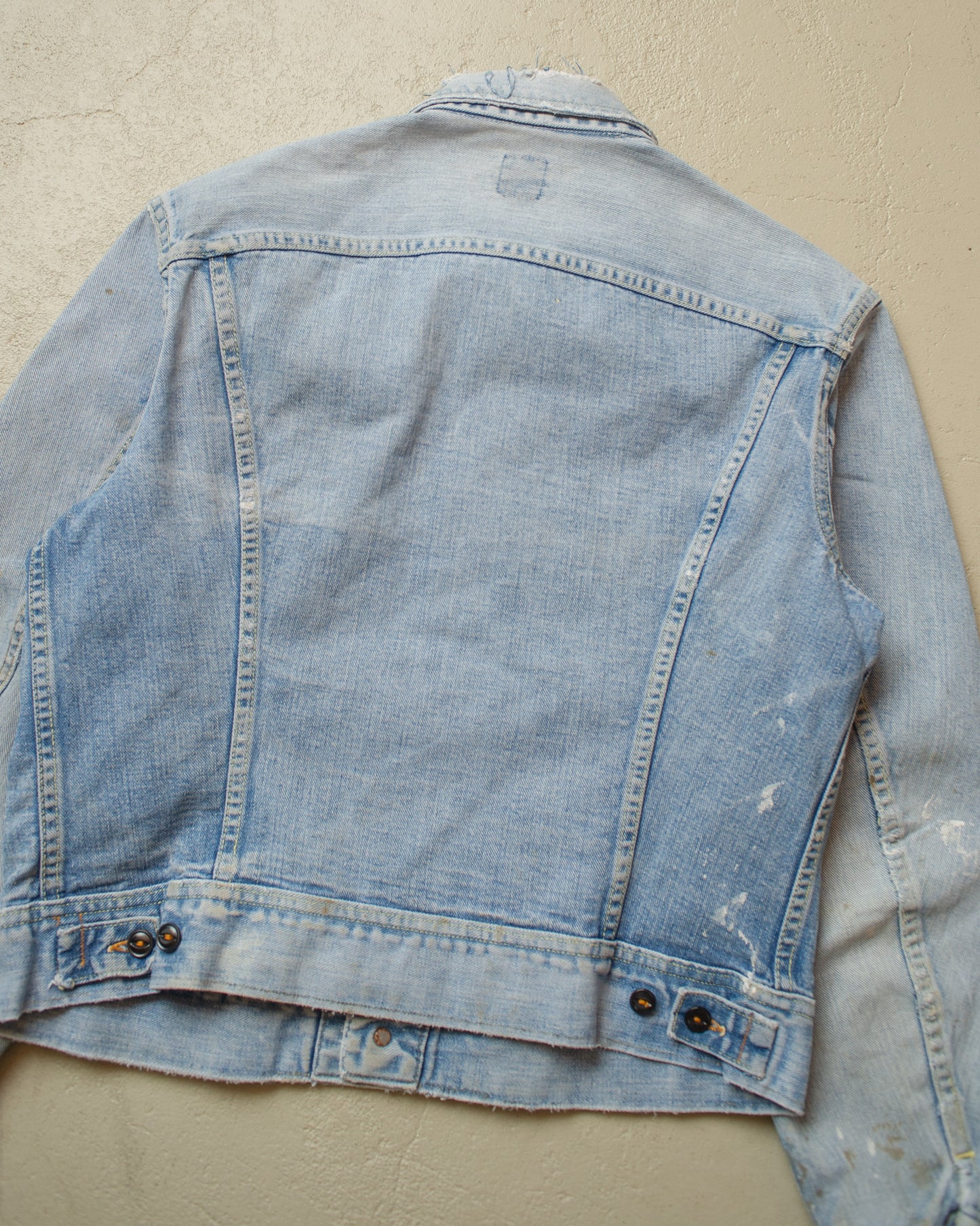 1980s Lee Two Pocket Denim Jacket blue - M