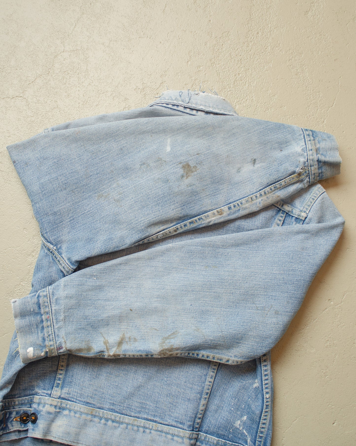 1980s Lee Two Pocket Denim Jacket blue - M