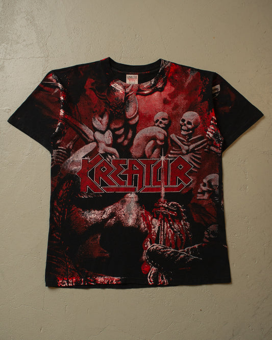 1990 Kreator All Over Print T-shirt black - XL