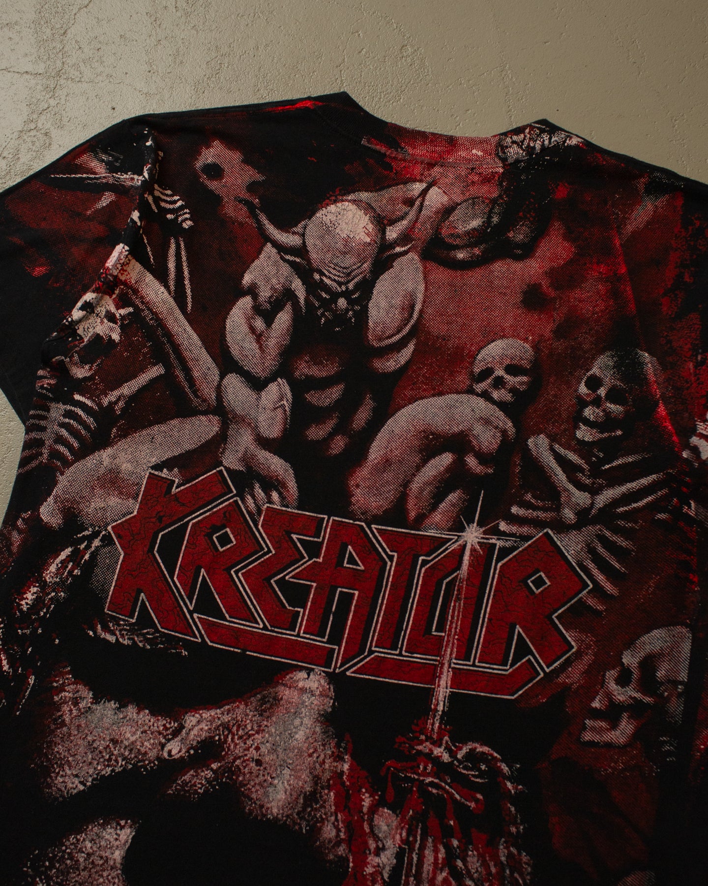 1990 Kreator All Over Print T-shirt black - XL