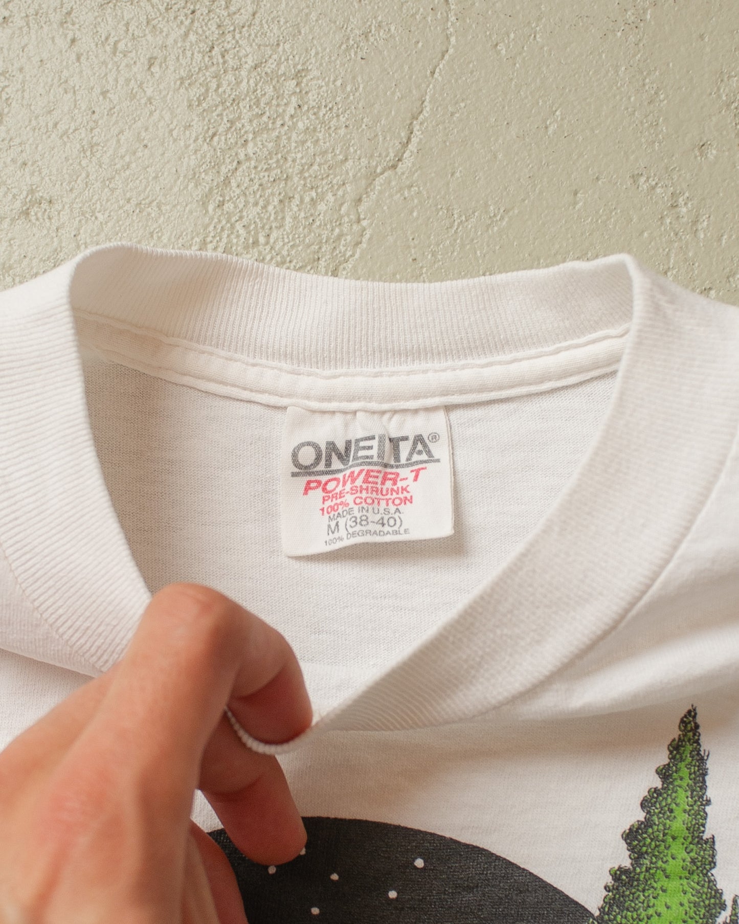 1992 Old Time Music & Dance Tshirt white - M