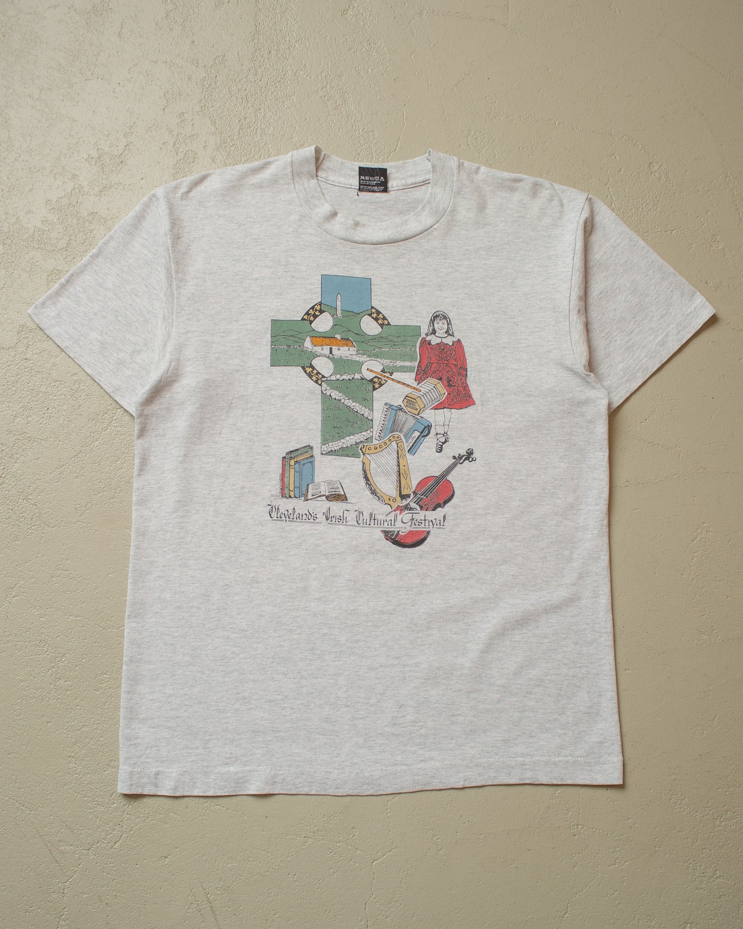 1993 Irish Cultural Festival T-shirt grey - L