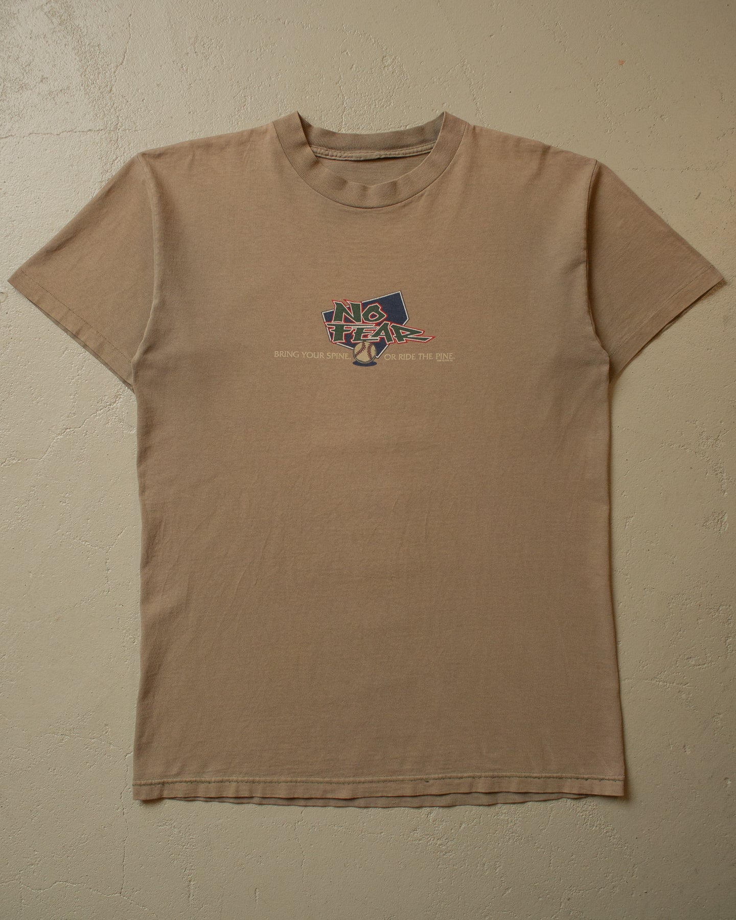 1990s Sunfaded No Fear T-shirt brown - L