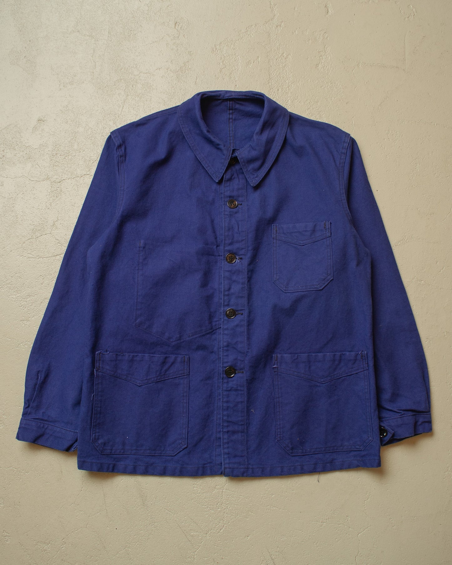 1950s Beaufort French Work Jacket navyblue - M/L