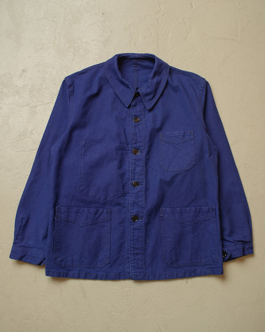 1950s Beaufort French Work Jacket navyblue - M/L