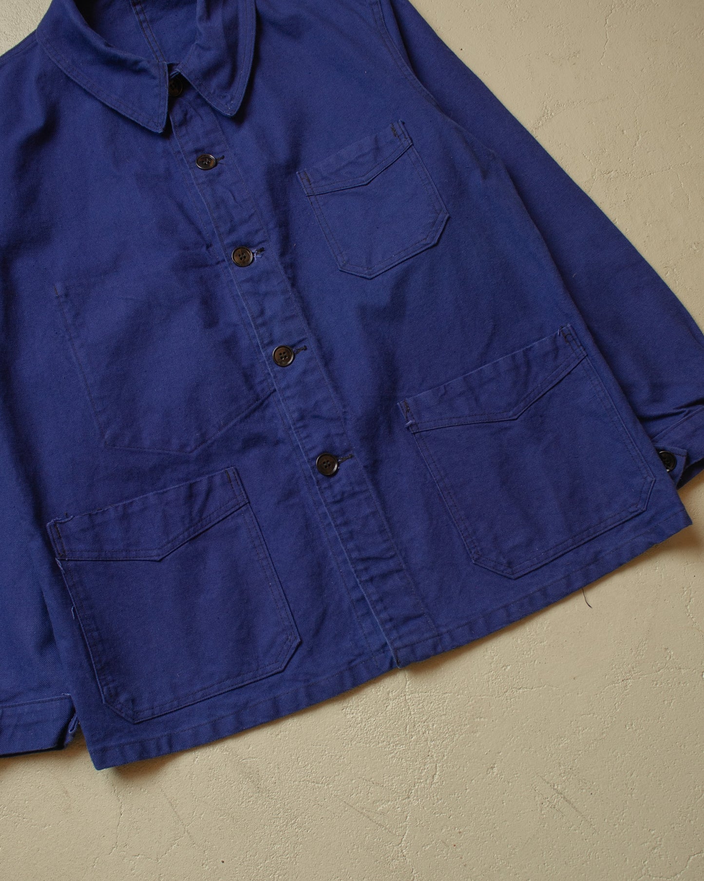 1950s Beaufort French Work Jacket navyblue - M/L