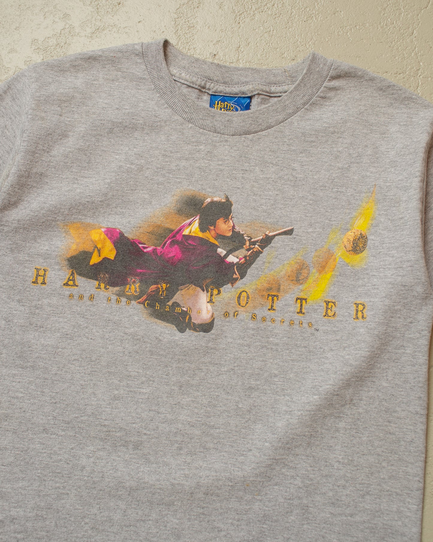 2002 Womens Harry Potter Baby T-shirt grey - S