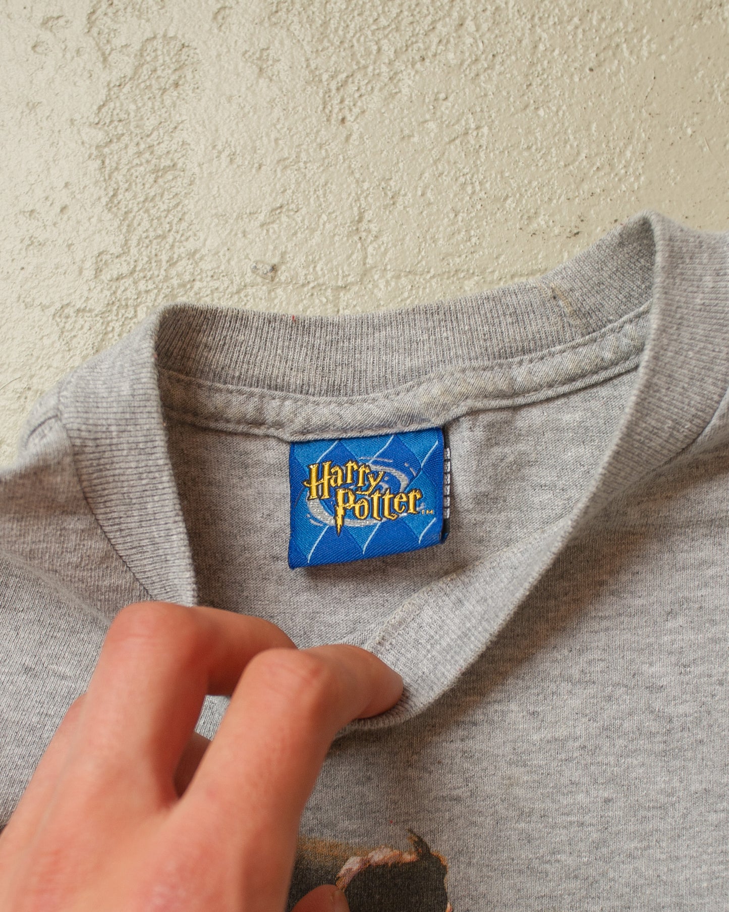 2002 Womens Harry Potter Baby T-shirt grey - S