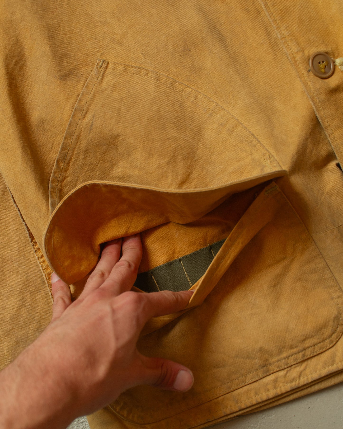 1950s Western Field Hunting Jacket beige - L/XL