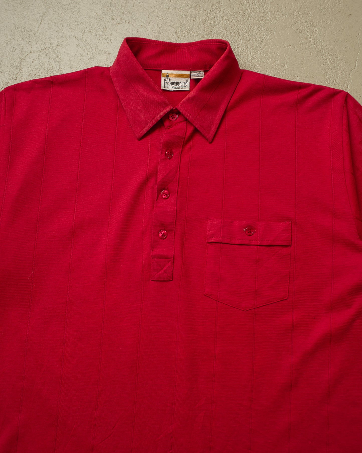 1980s/90s London Fog Polo Shirt red - XL