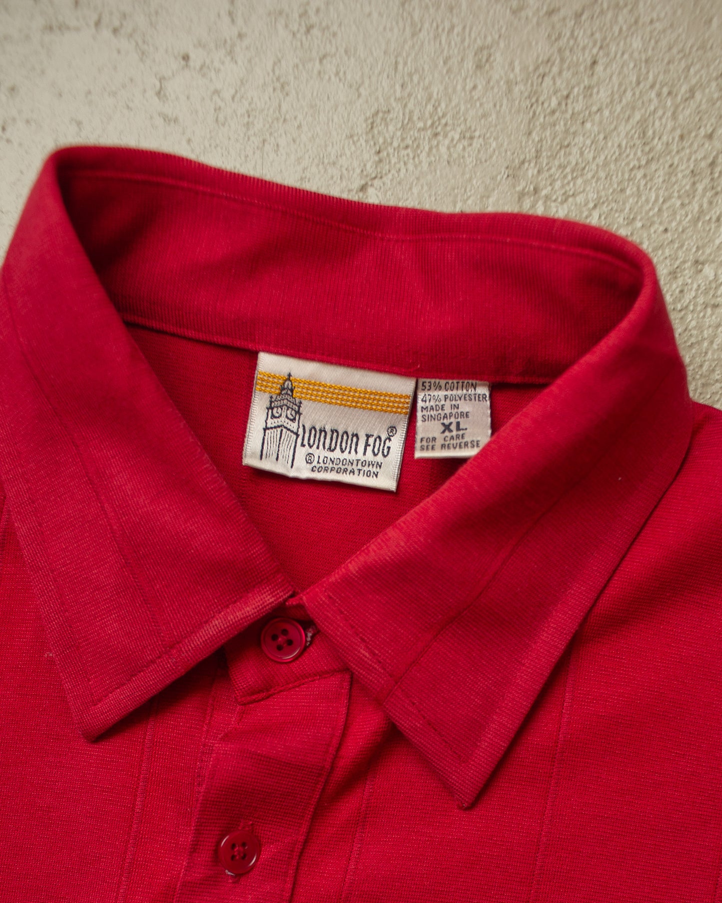 1980s/90s London Fog Polo Shirt red - XL