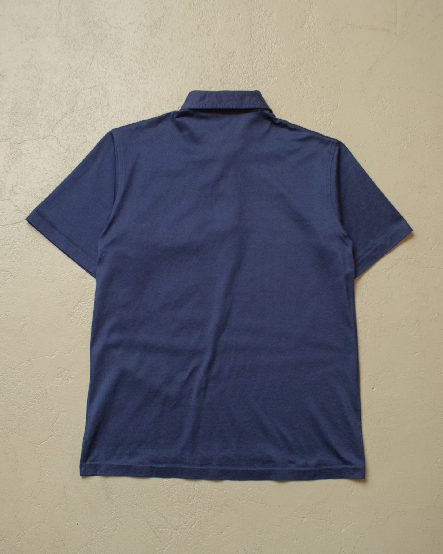 1980s Cross Creek Cotton Polo navyblue - M