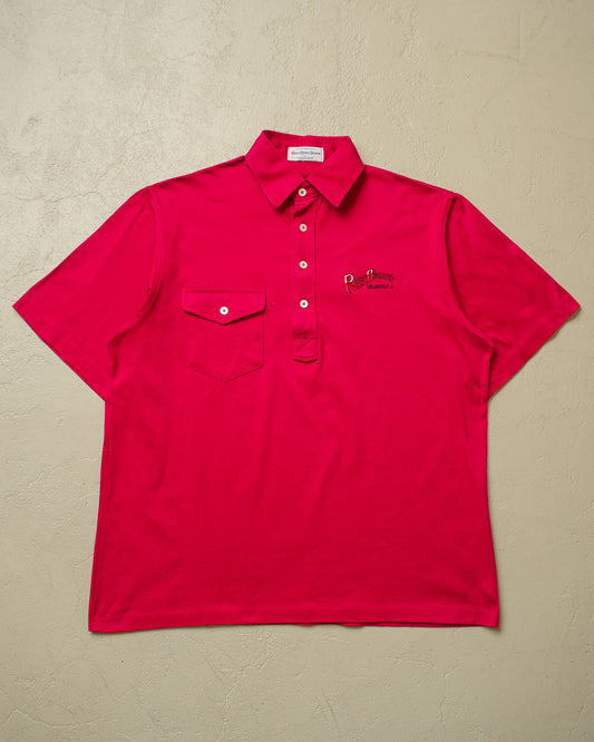 1980s Cross Creek Work Polo pink - XL