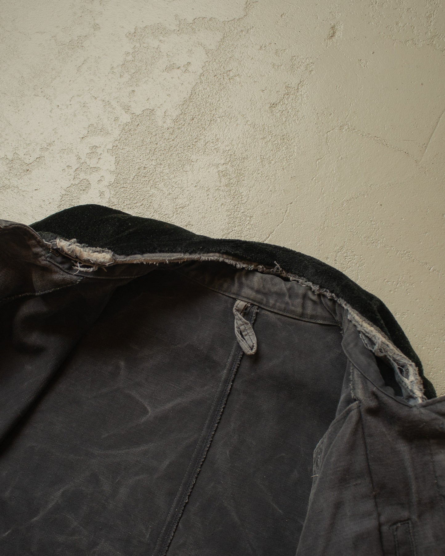 1970s Sovjet Tanker Jacket Faded black - L