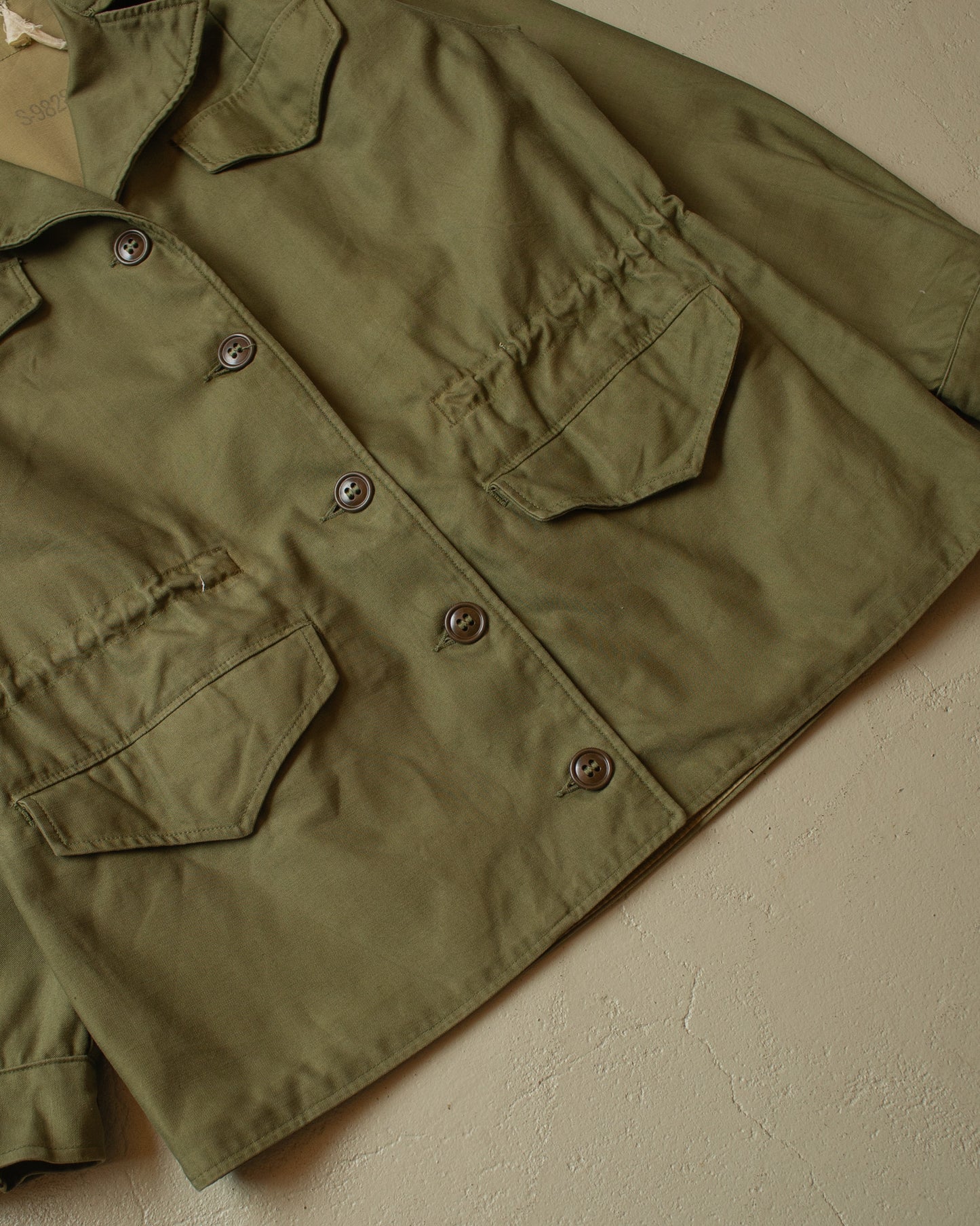 1940s WW2 Womens US Army Field Jacket khaki - S/M