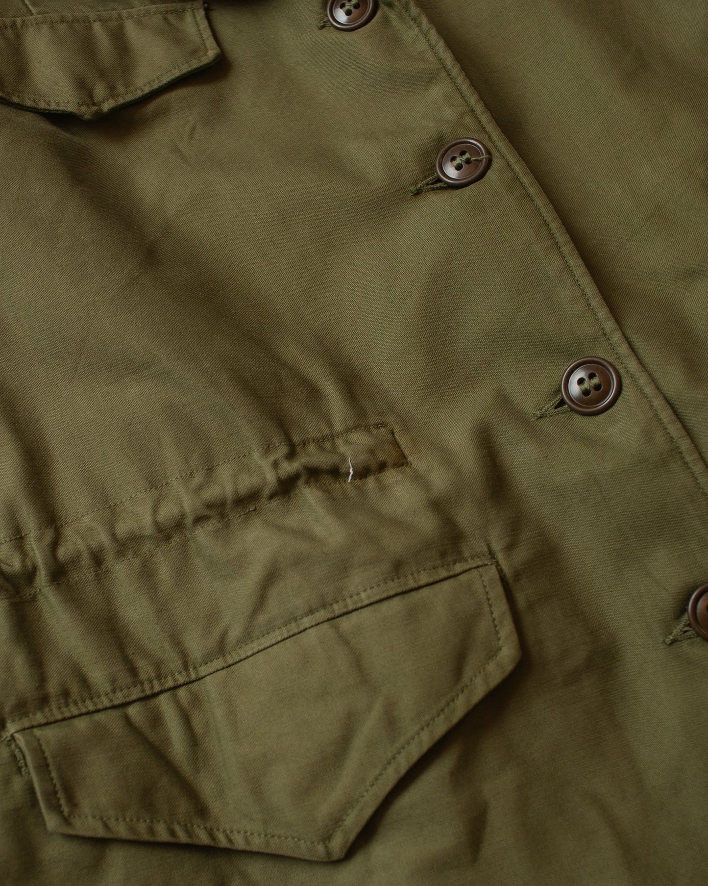 1940s WW2 Womens US Army Field Jacket khaki - S/M
