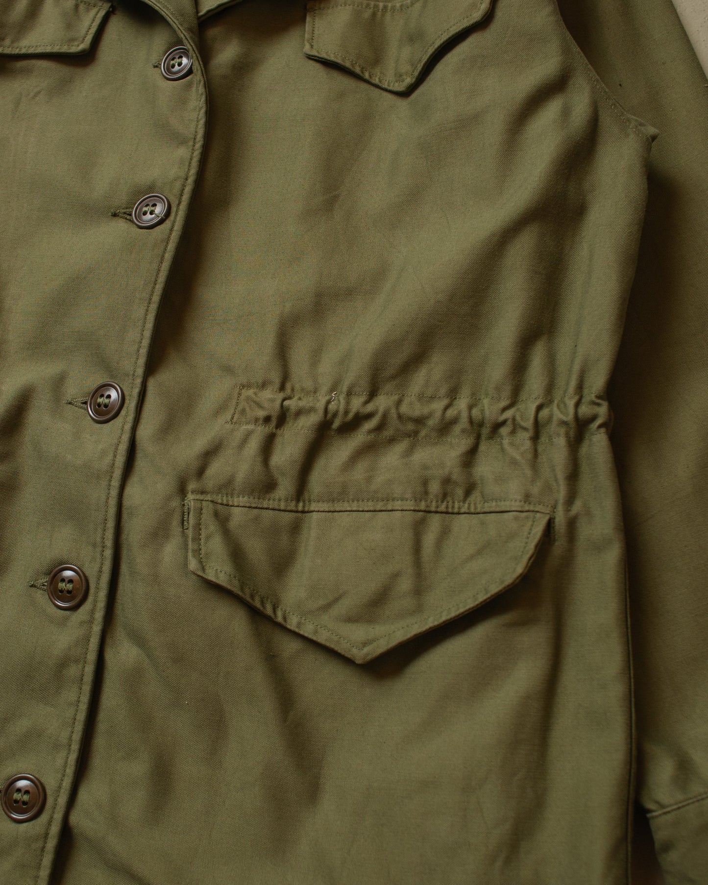 1940s WW2 Womens US Army Field Jacket khaki - S/M
