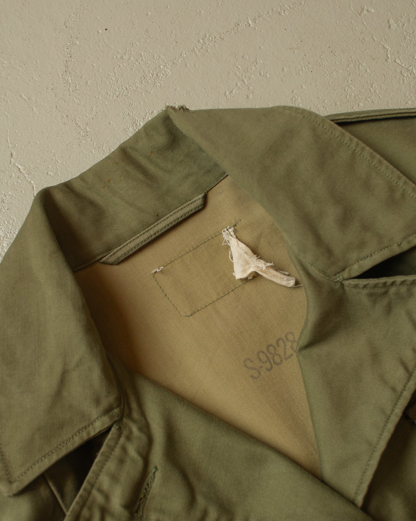 1940s WW2 Womens US Army Field Jacket khaki - S/M